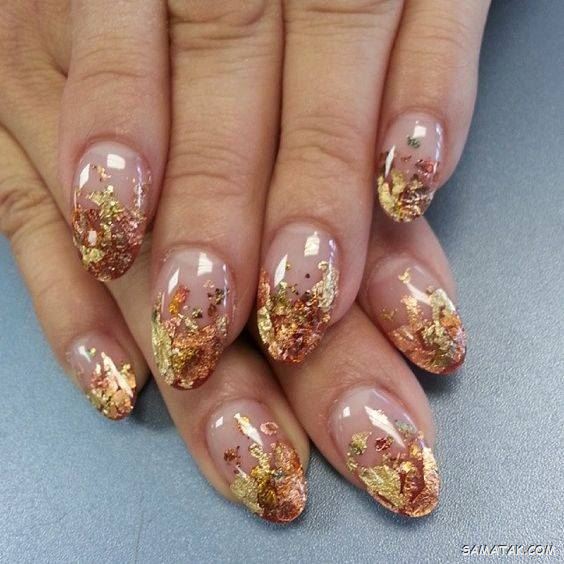 مدل ناخن پاییزی ۱۴۰۴ با جدیدترین رنگ لاک پاییزی ۲۰۲۵ برای طراحی شیک و جذاب