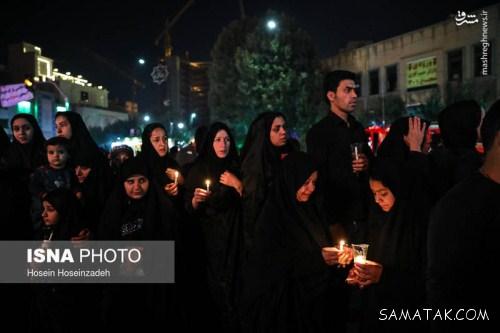 شام غریبان امام حسین در غروب روز عاشورا (عکس)