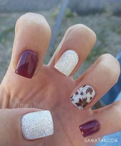 مدل ناخن پاییزی ۱۴۰۴ با جدیدترین رنگ لاک پاییزی ۲۰۲۵ برای طراحی شیک و جذاب