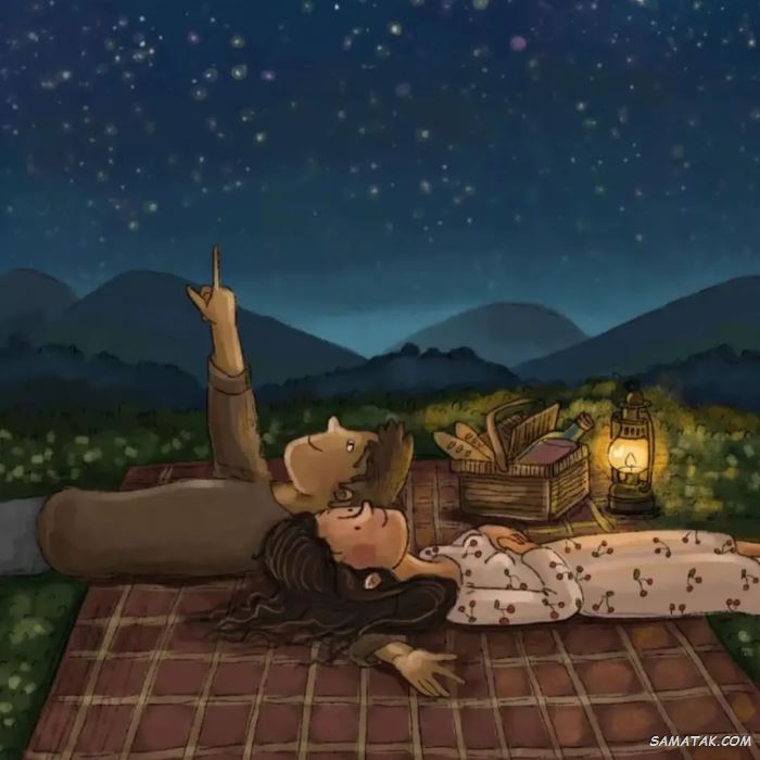 عکس نوشته شب بخیر عاشقانه و زیبا