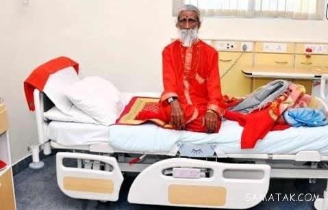 مرتاض هندی که 70 سال ادرار و مدفوع نکرده است + تصاویر مرتاض هندی که 70 سال ادرار و مدفوع نکرده است + تصاویر