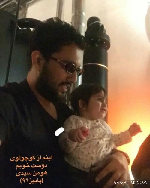 عکس های بیتا اصلانی همسر دوم هومن سیدی و دخترش نیل