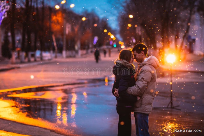 عکس برف در شب + عکس منظره برفی زیبا و عاشقانه عکس برف در شب + عکس منظره برفی زیبا و عاشقانه