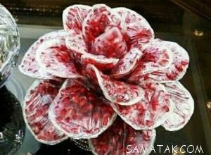 تزیین انار دون شده در ظرف + تزیین انار دون شده تک نفره 8 1871408313 samatak com