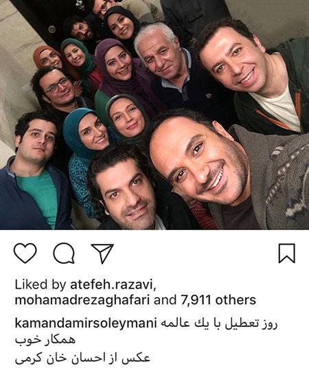 عکس های کریسمس بازیگران ایرانی