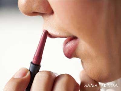 چگونه رژ لب بزنیم + بهترین روش رژ لب زدن مرحله به مرحله 1 1921008684 samatak com