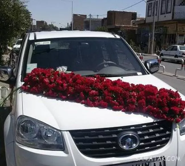 25 مدل گل زدن ماشین عروس شاسی بلند شیک و لاکچری 3 مدل گل زدن ماشین عروس شاسی بلند 3
