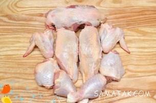 آموزش تصویری بهترین روش خرد کردن مرغ (٨ تكه كردن مرغ) 104 238108205 samatak com