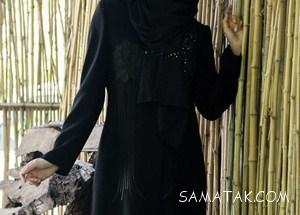 عکس مانتو محجبه مجلسی برای خانم های محجبه 31 284088967 samatak com