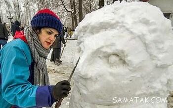 عکسهای دیدنی بارش برف یک متری در مازندران و گیلان 5 1549976413 samatak com