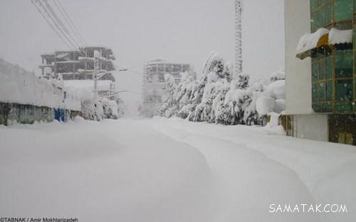 عکسهای دیدنی بارش برف یک متری در مازندران و گیلان