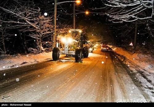 عکسهای دیدنی بارش برف یک متری در مازندران و گیلان