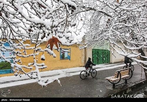 عکسهای دیدنی بارش برف یک متری در مازندران و گیلان