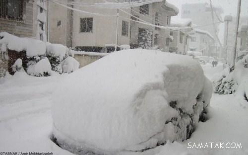 عکسهای دیدنی بارش برف یک متری در مازندران و گیلان