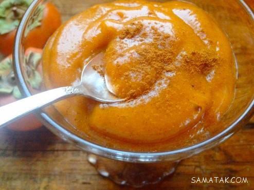 آموزش درست کردن و طرز تهیه دسر ساده با خرمالو آموزش درست کردن و طرز تهیه دسر ساده با خرمالو