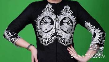 50 مدل مانتو گلدوزی شده شیک و مجلسی 91 1306562487 samatak com