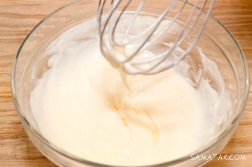طرز تهیه نون خامه ای با تصویر طرز تهیه نون خامه ای با تصویر