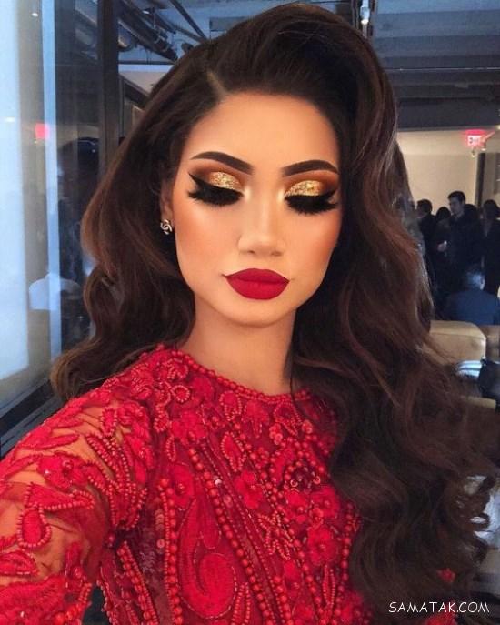 مدل آرایش صورت ملایم مجلسی