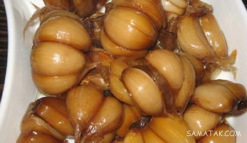 آموزش کامل طرز تهیه ترشی سیر شمالی با رب انار آموزش کامل طرز تهیه ترشی سیر شمالی با رب انار