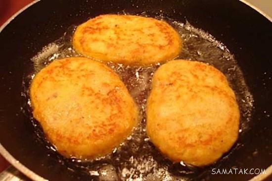طرز تهیه کتلت ماهی با سیب زمینی طرز تهیه کتلت ماهی با سیب زمینی