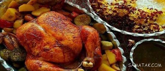 طرز تهیه مرغ شکم پر در قابلمه روی گاز طرز تهیه مرغ شکم پر در قابلمه روی گاز