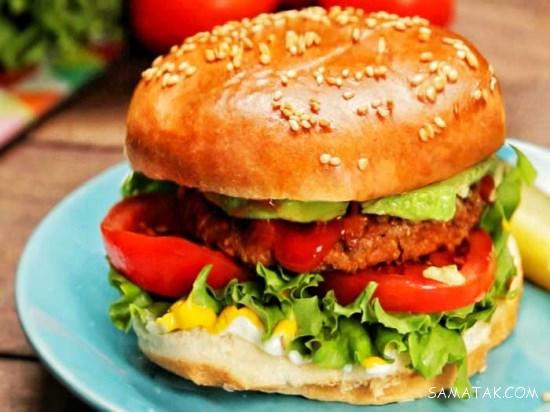 آموزش تصویری طرز تهیه همبرگر ذغالی حرفه ای آموزش تصویری طرز تهیه همبرگر ذغالی حرفه ای