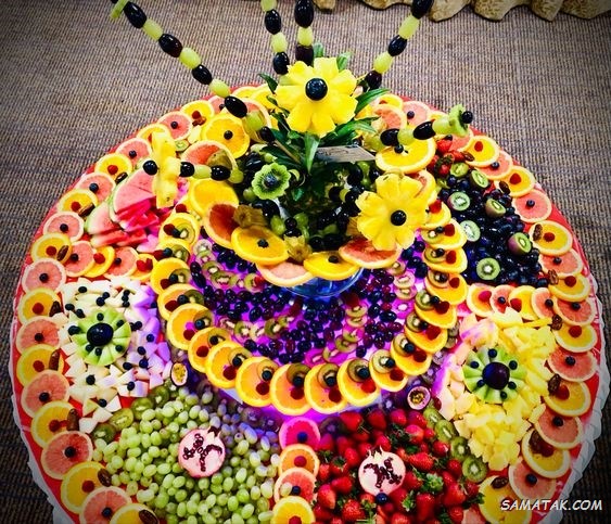 چیدن میوه در ظرف برای خواستگاری چیدن میوه در ظرف برای خواستگاری