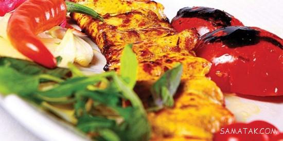 روش پخت و طرز تهیه جوجه کباب در فر با سیخ چوبی