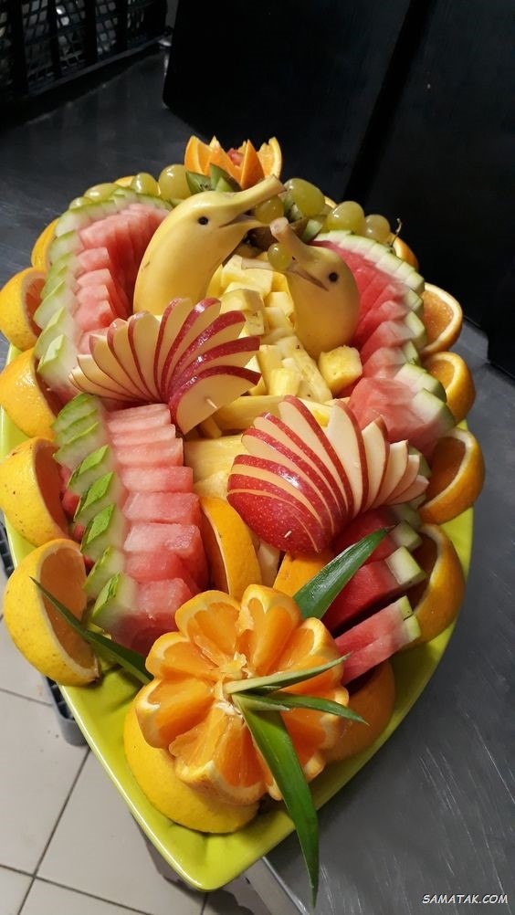 چیدن میوه در ظرف برای خواستگاری چیدن میوه در ظرف برای خواستگاری