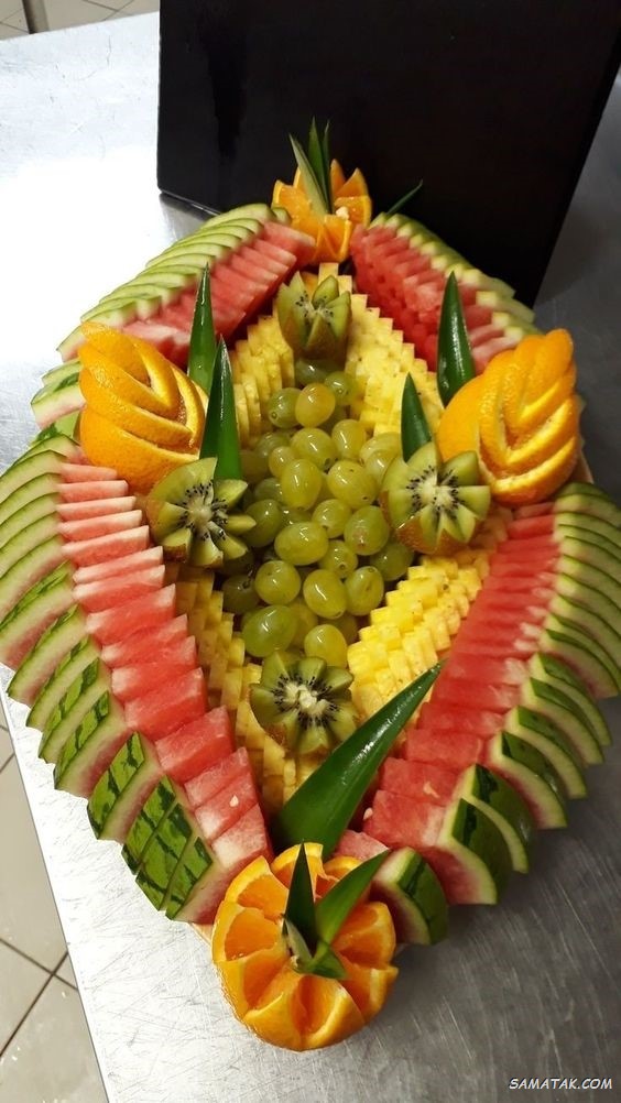 چیدن میوه در ظرف برای خواستگاری چیدن میوه در ظرف برای خواستگاری