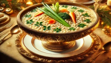 طرز تهیه سوپ جو پرک مجلسی برای ۱۰ نفر 134 طرز تهیه سوپ جو پرک مجلسی برای ۱۰ نفر