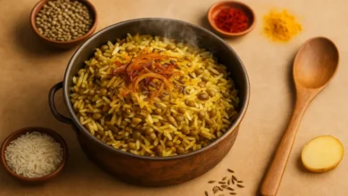 طرز تهیه عدس پلو ساده بدون گوشت و کشمش برای 4 نفر 3 طرز تهیه عدس پلو ساده بدون گوشت و کشمش برای 4 نفر