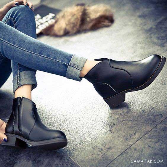 مدل نیم بوت دخترانه جدید (بدون پاشنه - پاشنه کوتاه - پاشنه بلند)