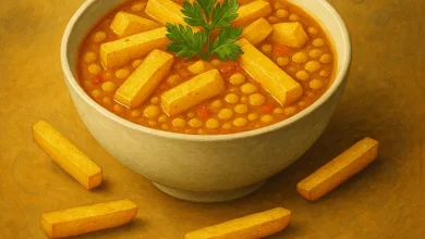 طرز تهیه خورشت قیمه سیب زمینی بدون گوشت 63 قیمه سیب زمینی