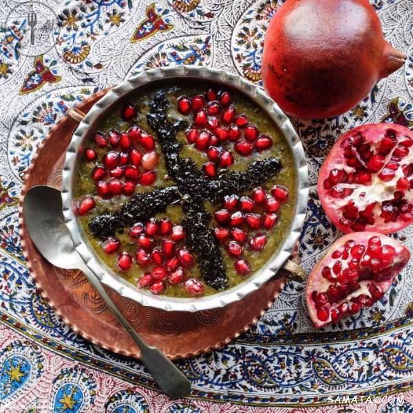 طرز تهیه آش انار شمالی بدون گوشت مخصوص شب یلدا طرز تهیه آش انار شمالی بدون گوشت مخصوص شب یلدا