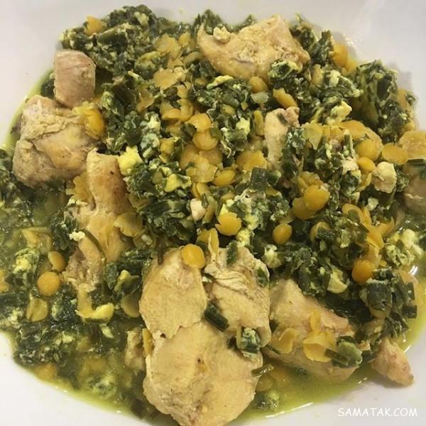طرز تهیه سیر قلیه رشتی با مرغ | طرز تهیه خورش سیر قلیه گیلانی
