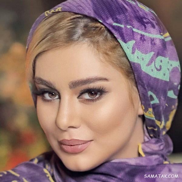 مدل مو زیر شال برای صورت کشیده و گرد | مدل موی جلوی سر زیر شال برای عروسی