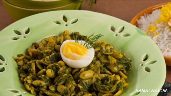 طرز تهیه باقلا قاتق برای دو نفر | طرز پخت باقلا قاتق شمالی (رشتی)
