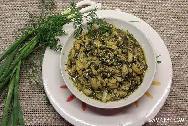 طرز تهیه باقلا قاتق برای دو نفر | طرز پخت باقلا قاتق شمالی (رشتی)