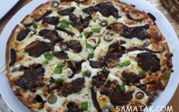 طرز تهیه پیتزا سیر و استیک | طرز تهیه پیتزا استیک ایتالیایی 5 1109409713 samatak com