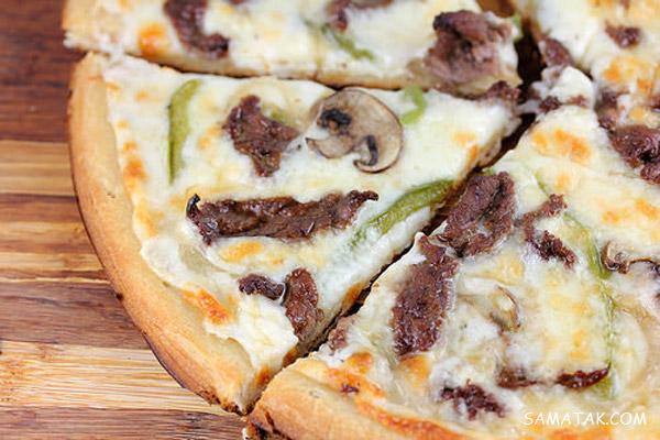 طرز تهیه پیتزا سیر و استیک | طرز تهیه پیتزا استیک ایتالیایی طرز تهیه پیتزا سیر و استیک | طرز تهیه پیتزا استیک ایتالیایی
