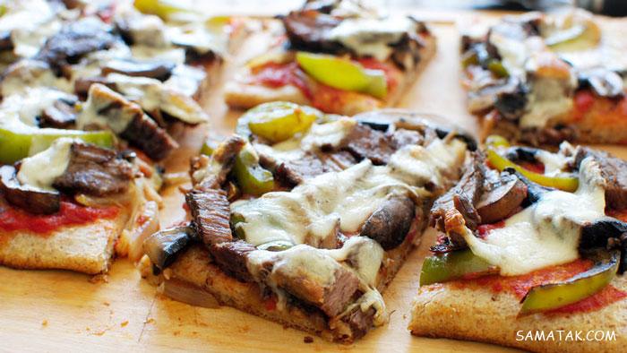 طرز تهیه پیتزا سیر و استیک | طرز تهیه پیتزا استیک ایتالیایی طرز تهیه پیتزا سیر و استیک | طرز تهیه پیتزا استیک ایتالیایی