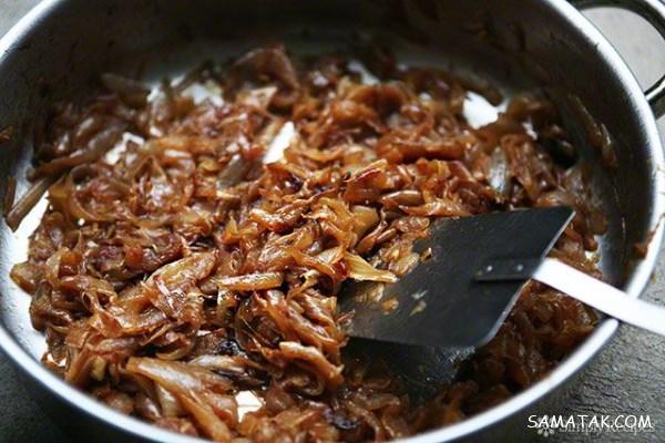 طرز تهیه پیاز داغ رژیمی بدون روغن در ماهیتابه و مایکروفر طرز تهیه پیاز داغ رژیمی بدون روغن در ماهیتابه و مایکروفر