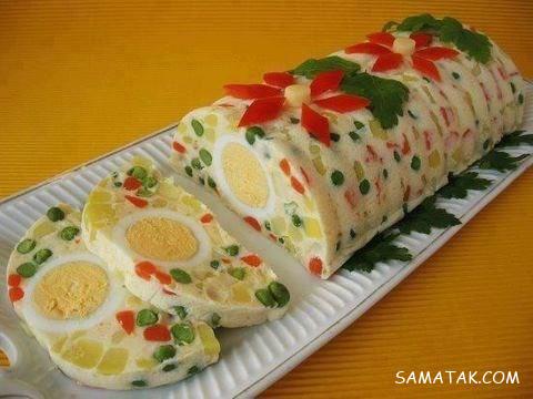 سالاد الویه بدون گوشت مرغ | طرز تهیه سالاد الویه ساده بدون مرغ سالاد الویه بدون گوشت مرغ | طرز تهیه سالاد الویه ساده بدون مرغ