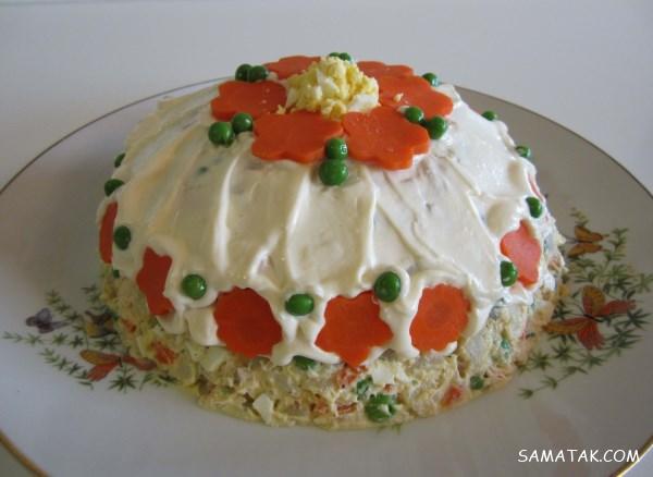 سالاد الویه بدون گوشت مرغ | طرز تهیه سالاد الویه ساده بدون مرغ سالاد الویه بدون گوشت مرغ | طرز تهیه سالاد الویه ساده بدون مرغ