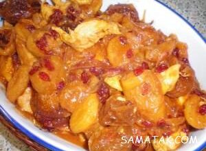 طرز پخت خورش مرغ و آلو بخارا | طرز تهیه مرغ و آلو با رب انار + خواص 3 338637680 samatak com