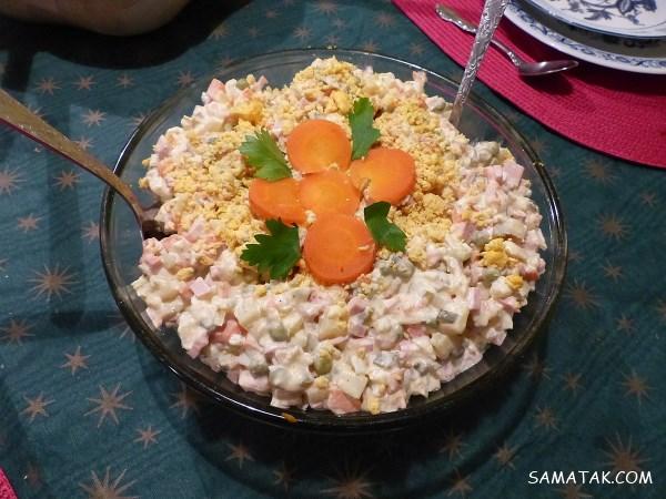 سالاد الویه بدون گوشت مرغ | طرز تهیه سالاد الویه ساده بدون مرغ سالاد الویه بدون گوشت مرغ | طرز تهیه سالاد الویه ساده بدون مرغ