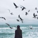 ژست عکس کنار دریا دخترانه 16 ژست عکس کنار دریا دخترانه