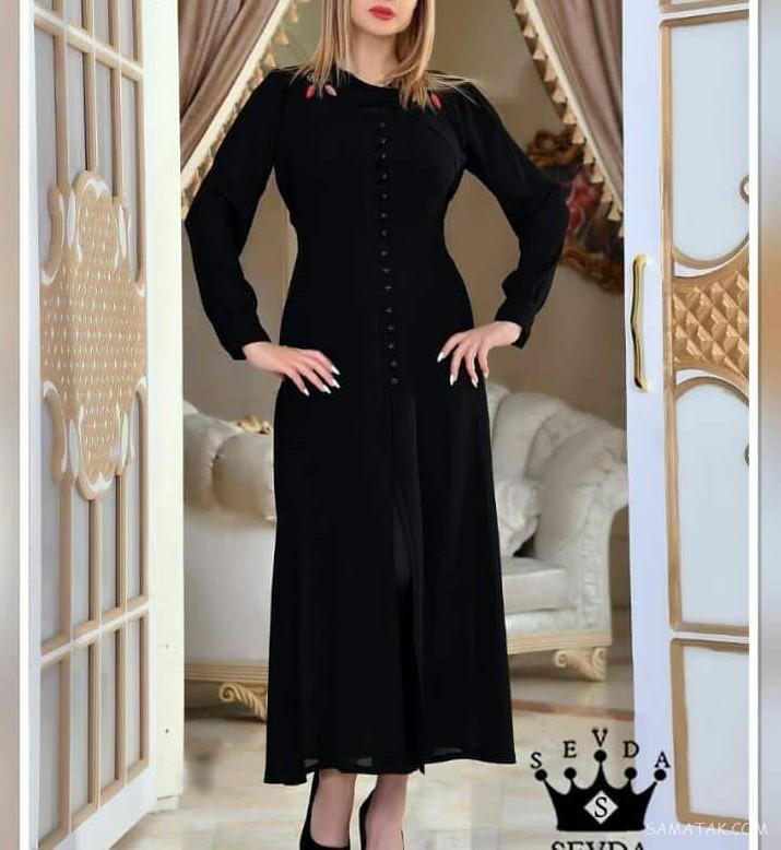 مدل مانتو مشکی برای محرم ۱۴۰۵ (زنانه - دخترانه) مدل مانتو مشکی برای محرم ۱۴۰۵ (زنانه - دخترانه)