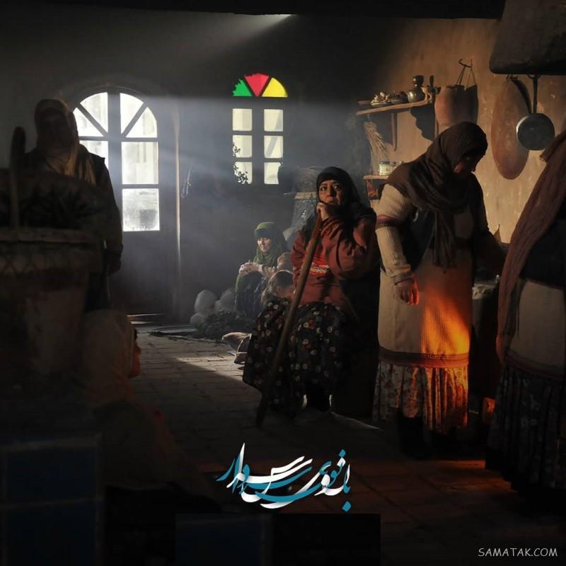 عکس های بازیگران سریال بانوی سردار + تصاویر پشت صحنه